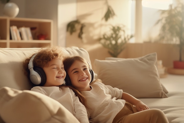 家庭温馨互动场景