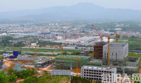 安康市生活垃圾焚烧发电项目主体结构已全部封顶(图2)