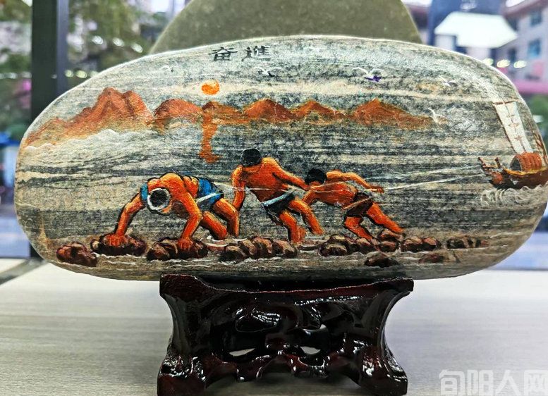 汉江纤夫  绘/马纪宝