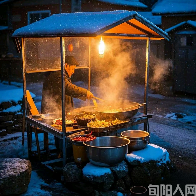 寒夜里的羊肉面 文/赵先知(图1) 羊肉面2.png