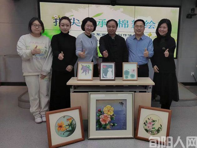 非遗绽芳华  巾帼庆佳节 ---海红棉絮画非遗传承团队与新城区人民检察院共庆“三八”妇女节